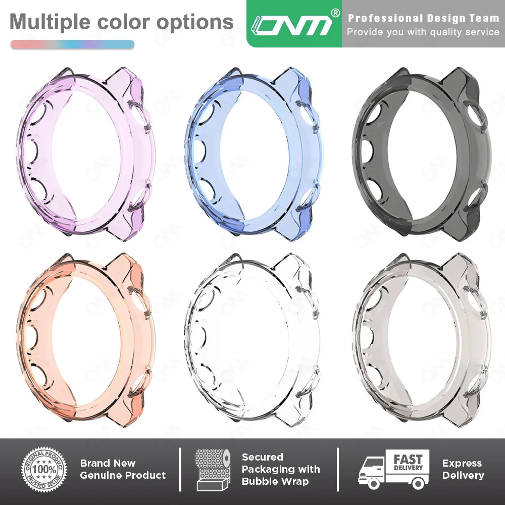 Защитный чехол + Защитная пленка для Garmin Forerunner 45 45S 245 245M 55 158 Swim 2 Vivoactive 3 Music Cover с