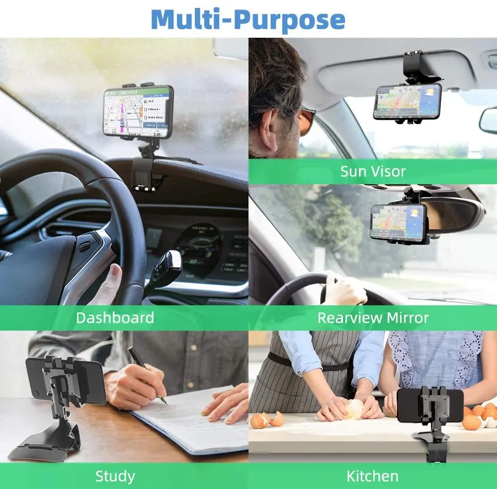 fimilef cell phone car holder adjustable smartphone holder for dashboard universal mobile phone car mount holder1200 degree free global shipping