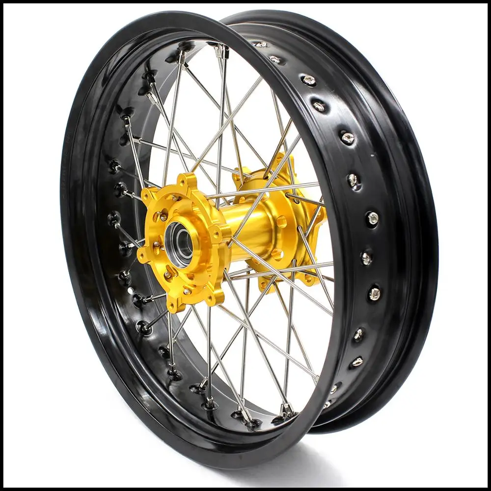 KKE 3 5/4 25 комплект колес SUPERMOTO для SUZUKI DRZ400 2000-2004 DRZ400E 2000-2007 DRZ400S 2000-2020 DRZ400SM 2005-2020 |