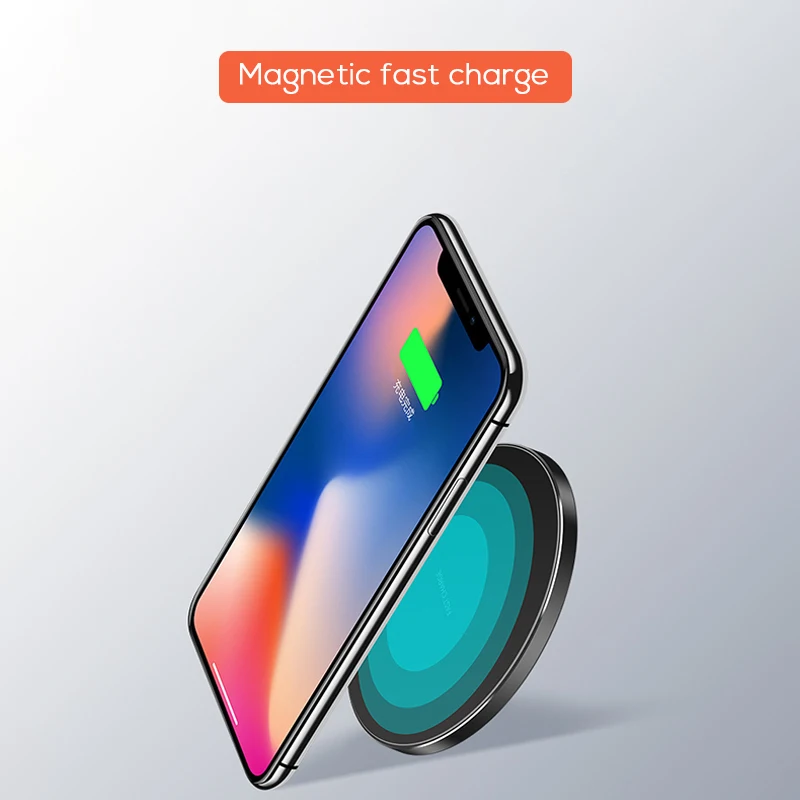 QC3.0 Быстрое беспроводное зарядное устройство 9 в Qi Беспроводное для IPhone 8 X XR XS Max 11