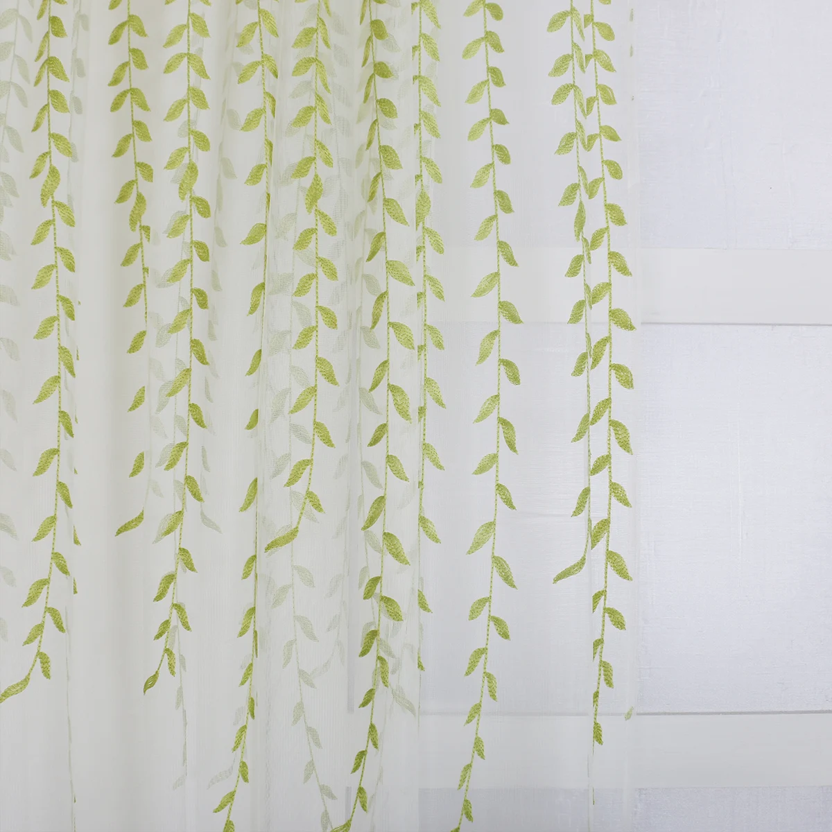 Новые листья вышивка геометрические белые занавески современные прозрачные