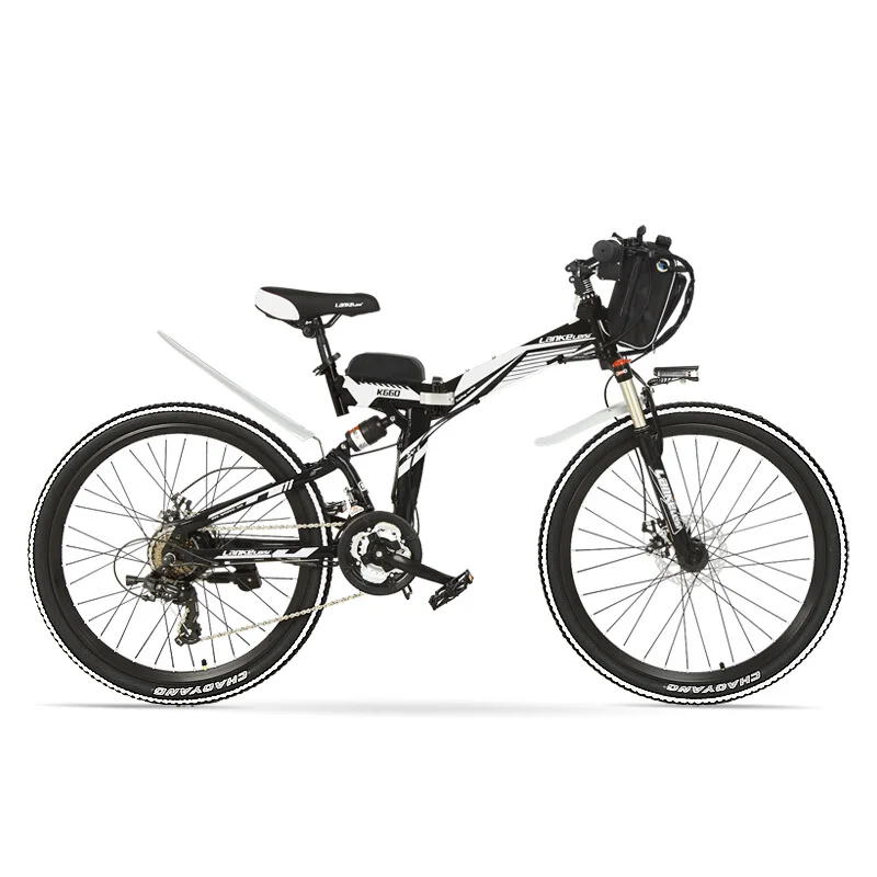 K660 26 дюймовый складной электрический велосипед 500 Вт 48 в 12 Ач/18 Ач MTB E Bike полная