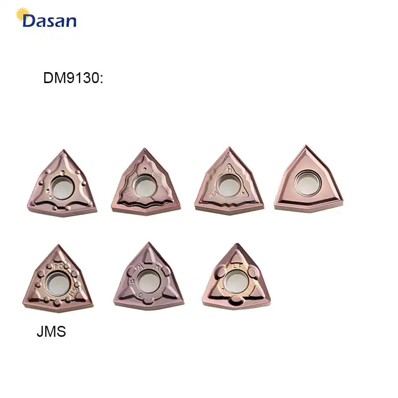 

10 шт. DASAN WNMG080404 JMS MA HA MS HS твердосплавные вставки WNMG080408 лезвие WNMG для нержавеющей стали