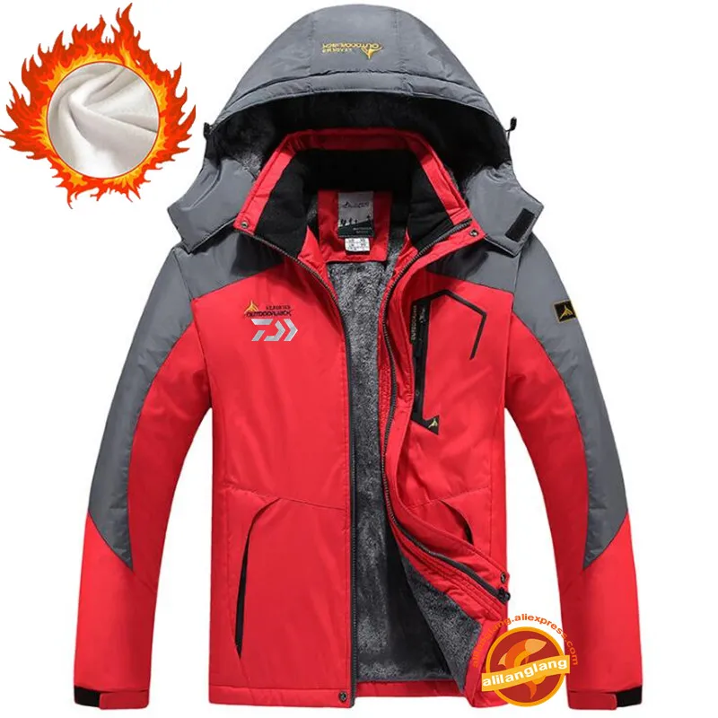 

Daiwa Clothing Fishing Clothing Winter Autumn Winter Waterproof Warm Fishing Jackets Men Fleece Thick Outdoor Fishing Clothes