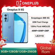 Global Rom OnePlus 9 5G Smartphone Snapdragon 888 Android 11 6.55'' 4500 mAh 120Hz Fluid AMOLED NFC Oneplus9 Mobile Phone (1)