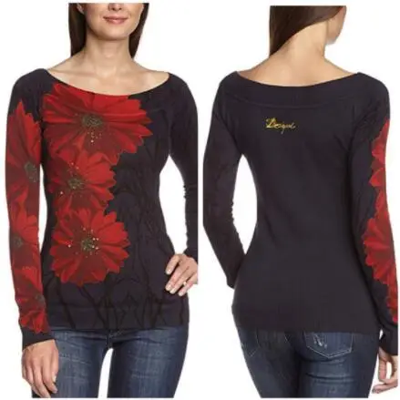 Wholesale Original Spain .laugiseD 2021 Various Styles Long Sleeve Elastic Single-collar Knitted Sweaters S-XXL | Женская одежда