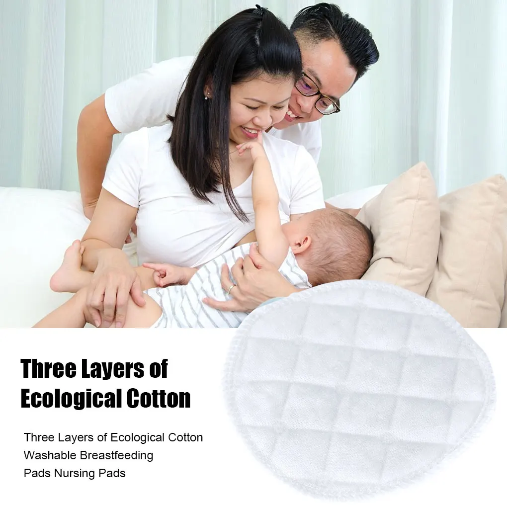 Горячая распродажа 10 шт./компл. трехслойные Экологичные хлопковые моющиеся