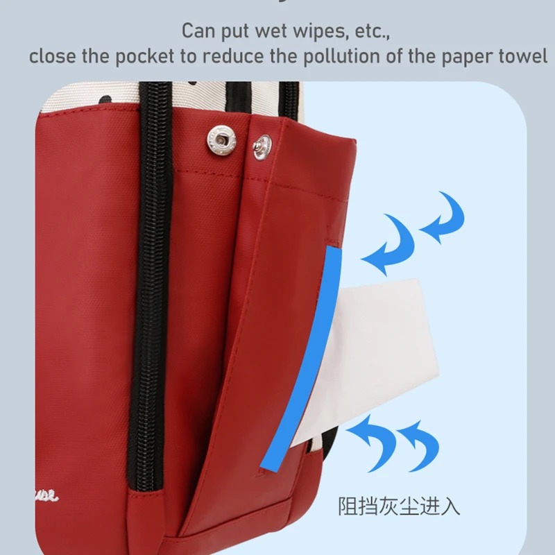 Disney new Mummy bag waterproof diaper large capacity mother backpack baby carriage hanging fashion wet bags | Мать и ребенок