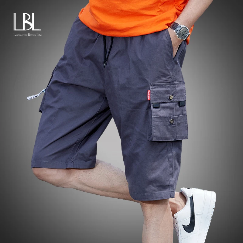 Мужские шорты-карго в стиле милитари камуфляжные тактические хлопковые шорты