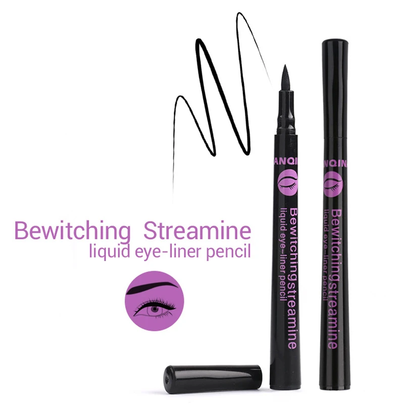 1 шт. черная жидкая Водонепроницаемая подводка для глаз карандаш макияж