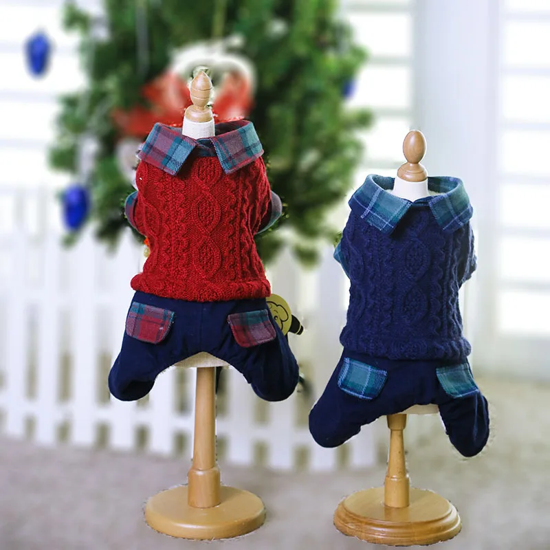 Новинка Осень-зима 2019 утолщенная теплая одежда для собак с четырьмя ножками