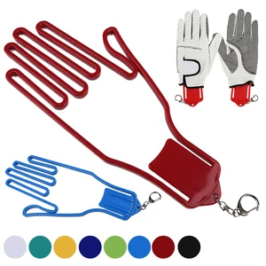 Перчатки Для Гольфа носилки инструмент для гольфа Шестерни Пластик Гольф держатель перчаток Гольф Учебные пособия из нержавеющей стали сушилка вешалка носилки с ремешком