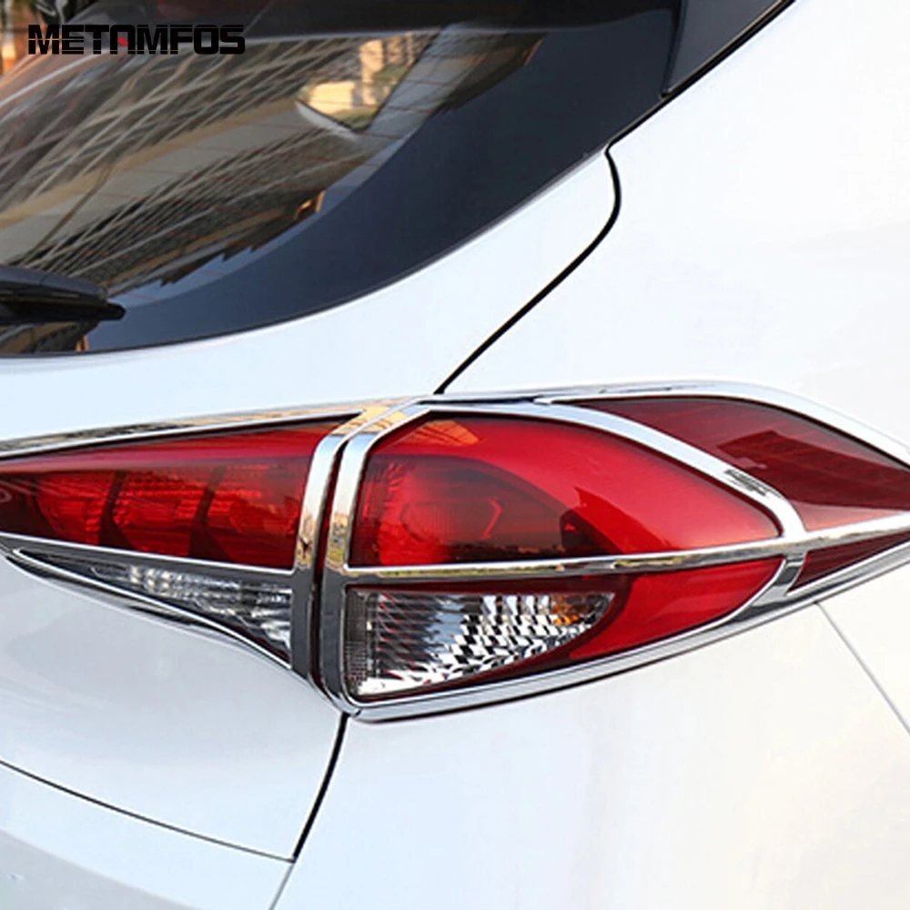 Для hyundai Tucson 2015-2017 2018 хромированный передние противотуманные фары лампа