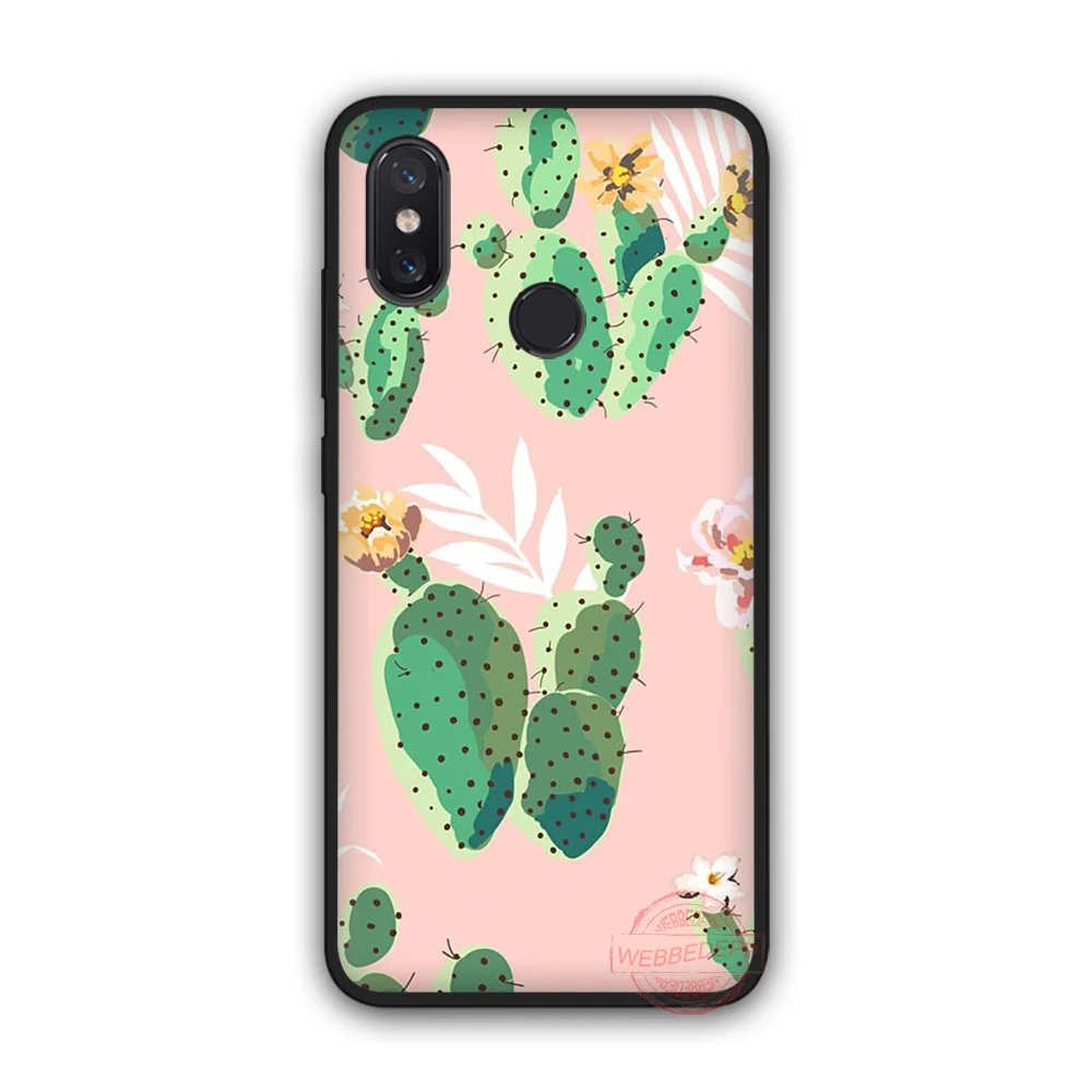 WEBBEDEPP красивый кактус Модный мягкий силиконовый чехол для телефона Xiaomi Mi 6 8 A2 Lite A1