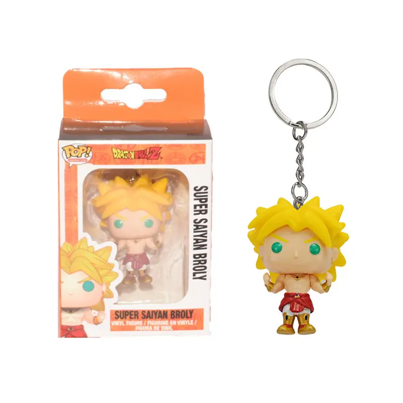 FUNKO POP Dragon Ball Веджета супер сайян Goku Gotenks Beerus брелок игрушки фигурка Коллекция Модель игрушки Рождественский подарок - Цвет: with box