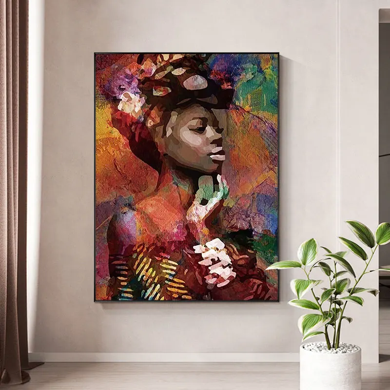 

Street art graffiti Abstract Portrait Wall Art Canvas Painting Posters and Prints Wall Art Pictures for Living Room Home Decor