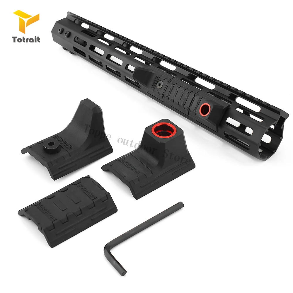 

TOtrait MLOK Hand Stop For M-LOK Attachment System Fit M-Lok Free Float Handguard EMag Pul Plastic Rail Cove