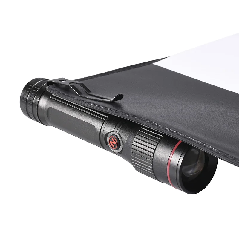 

GIJOE led tactical flashlight P8 high power flashlamp aluminum alloy shell cilp 3 modes waterproof usb rechargeable fising light