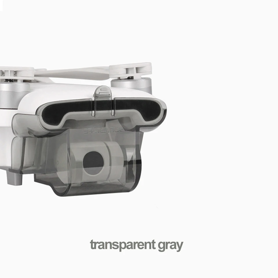 transparent gray Дрон карданный камеры защитная крышка, пылезащитная крышка объектива FIMI X8 SE карданный замок-задвижка сенсор защитный RC Квадрокоптер аксессуары - Цвет: transparent gray