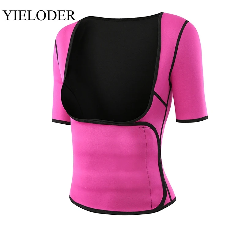 YIELODER жилет для тренировок по талии неопреновый корректирующий корсет тела пота и