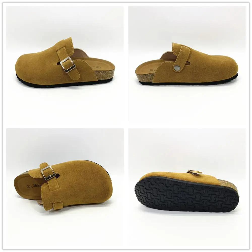 Коров панда Обувь на плоской подошве для детского сада Женские тапочки мальчиков