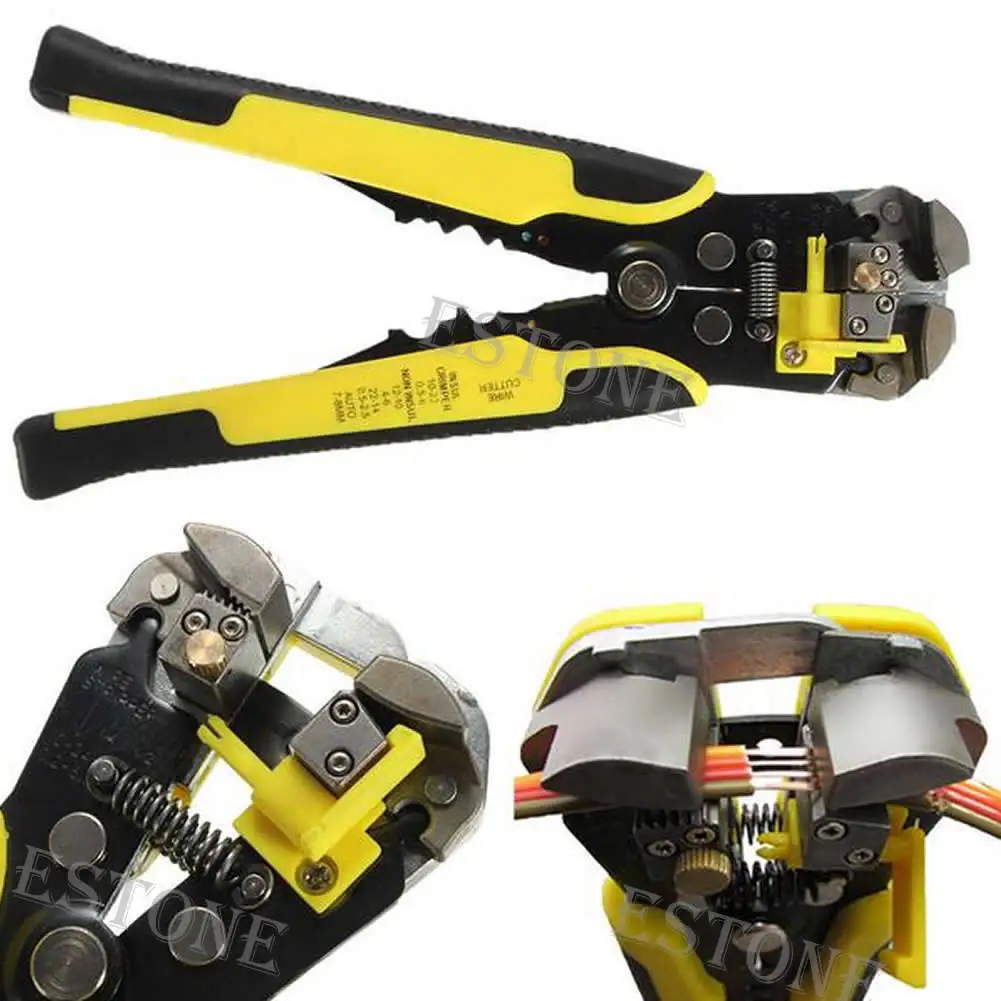 

Automatic Wire Striper Cutter Professional Stripper Crimper Pliers Terminal Tool