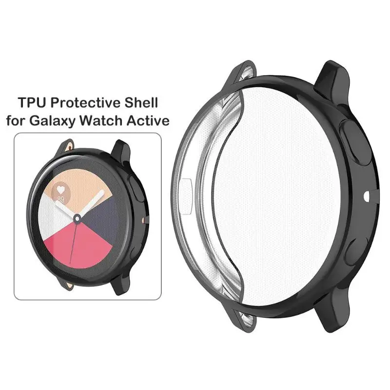 Soft Screen Protector Full Cover for Samsung Galaxy Watch Active 2 Case 40mm 44mm Tpu Thin Lightweight Accessories | Наручные часы