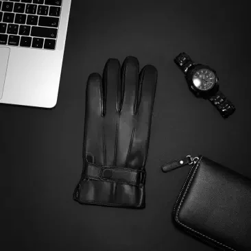 Зимние перчатки Qimian из овчины с сенсорным экраном(AllTouch), сохраняющие тепло, полная ладонь, мягкие теплые перчатки для вождения с сенсорным экраном