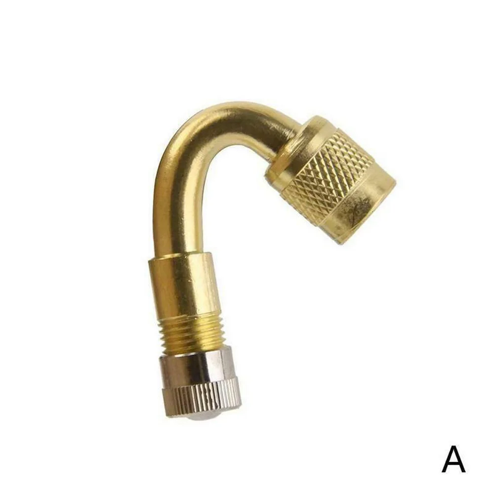 Латунный воздушный клапан расширения 45 градусов желтый адаптер автомобильный