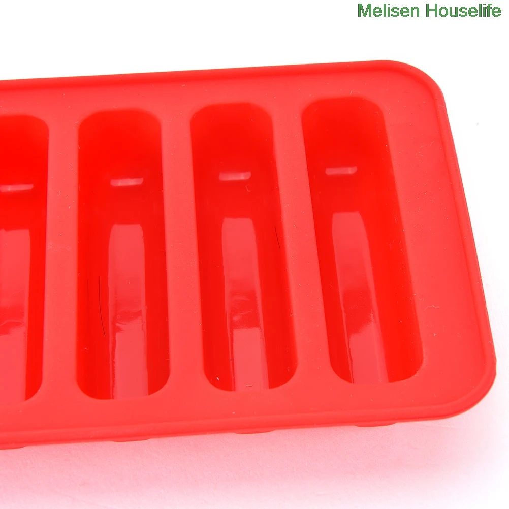 Многоразовый цилиндр 10 Силиконовый Лоток с формой для кубиков льда заморозка