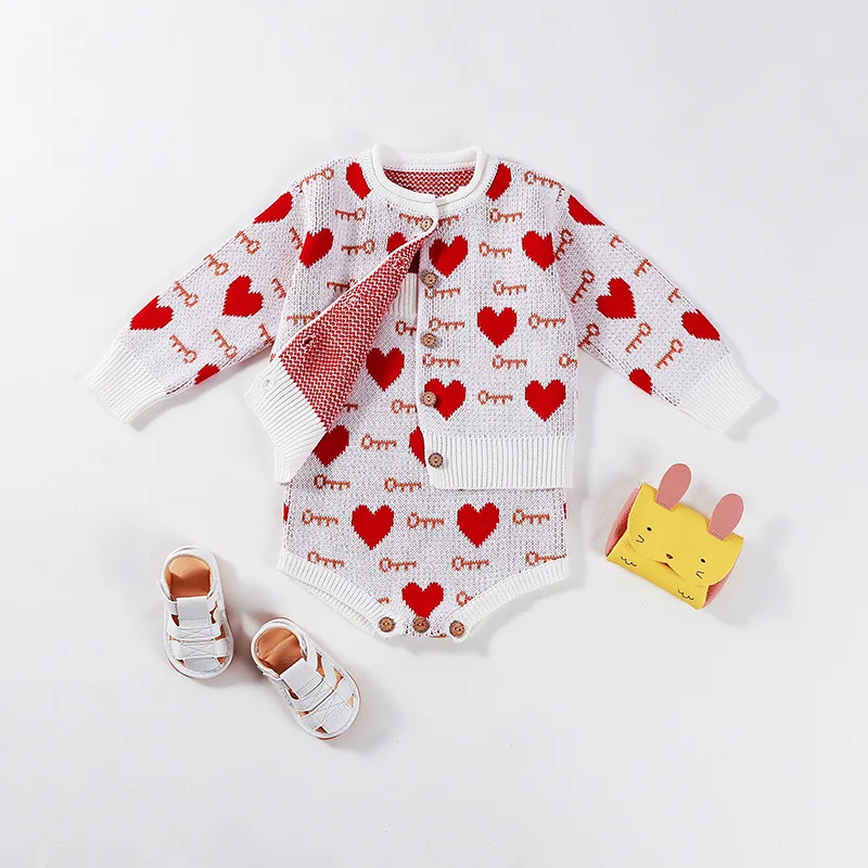 Детский яркий милый детский осенне зимний комбинезон кардиган для маленьких