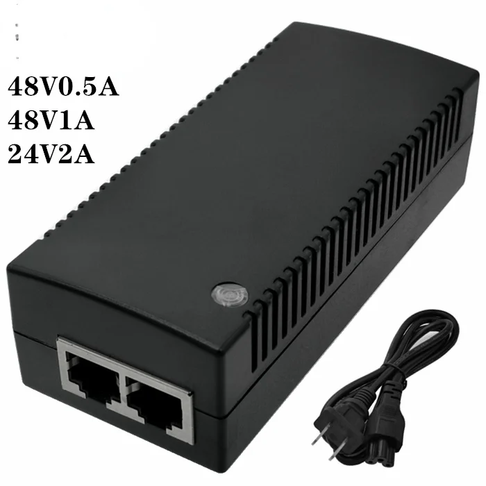 

Блок питания POE 48V1A /24V2A, сетевой мост AP, сетевая камера видеонаблюдения POE, адаптер модуля питания