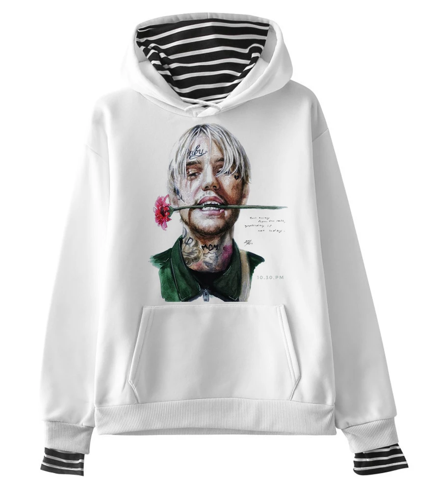 

Lil/мужские толстовки с открытым носком в стиле хип-хоп; Модная детская толстовка с принтом «Cry»; Зимняя толстовка с капюшоном в стиле Харадзю...