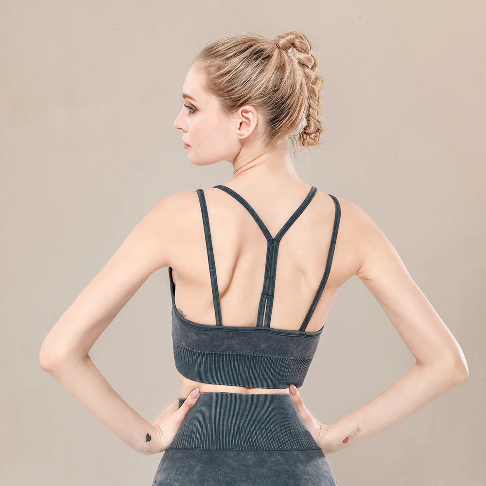 

Women Push Up Seamless Sports Bra Female Workout Sport Top Crop High Impact Fitness Wear For Yoga Gym Brassiere Tank Sports Wear