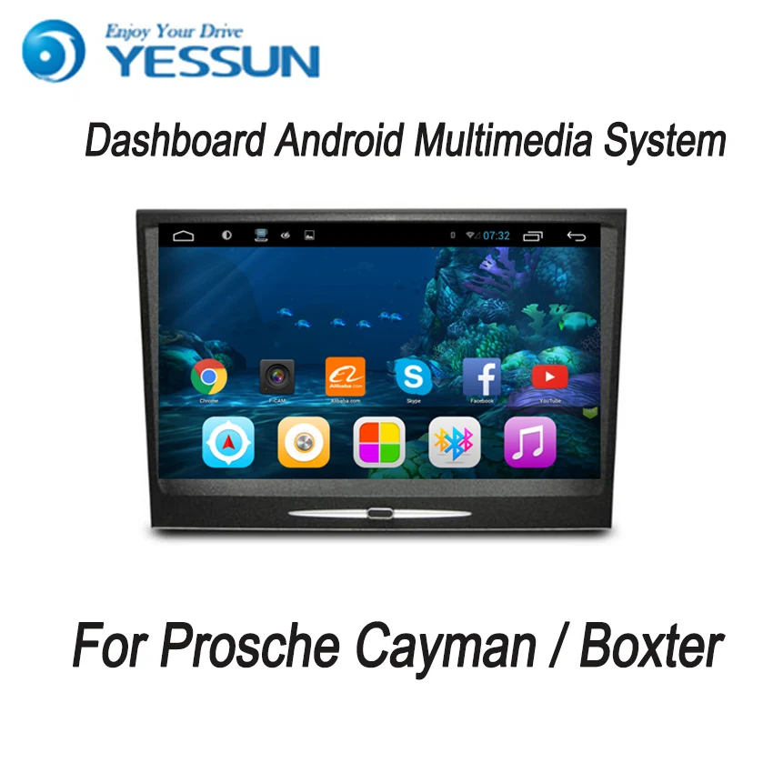 YESSUN для автомобиля Prosche Cayman/Boxter Android gps навигация DVD мультимедиа аудио видео радио