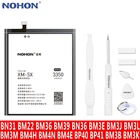 Аккумулятор NOHON для Xiaomi BN31 BM22 BM3E BM36 BM3J BM3L BM3M BM4E BM3B BP40 BP41, литиевая батарея Mi 5X 5 8 9 Pocophone F1 Mix 2 3