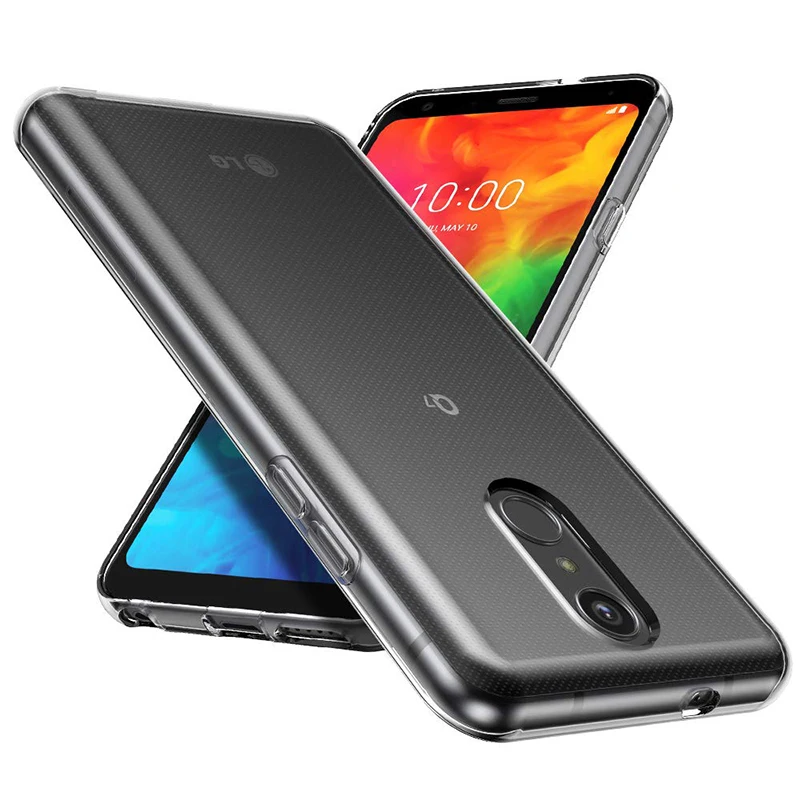 Высококачественный мягкий ТПУ прозрачный чехол для телефона LG G7 Q Stylus Plus Alpha ThinQ