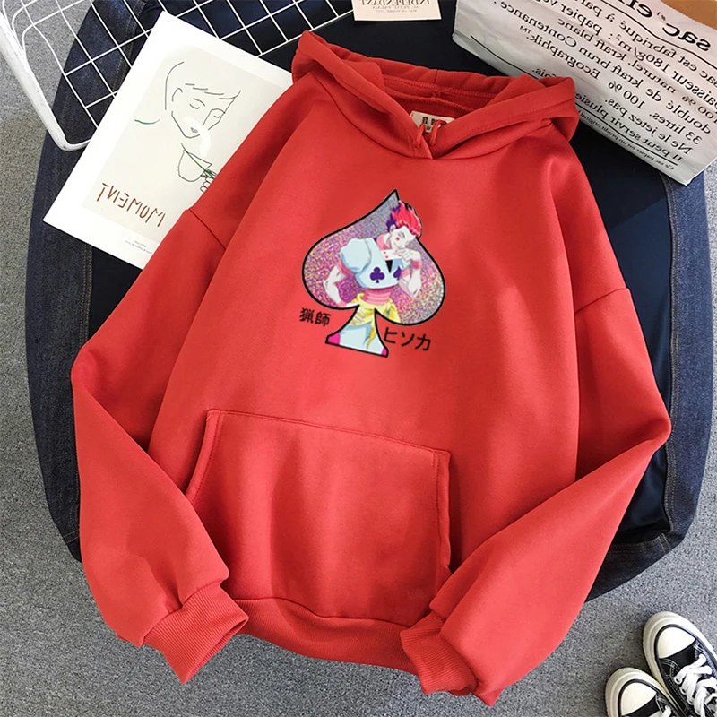 

Hunter X Hunter Hoody Womens Men Kawaii Japanese Anime Hoodies Harajuku Hisoka Killua Zoldyck Cartoon Streetwear Sweatshirts