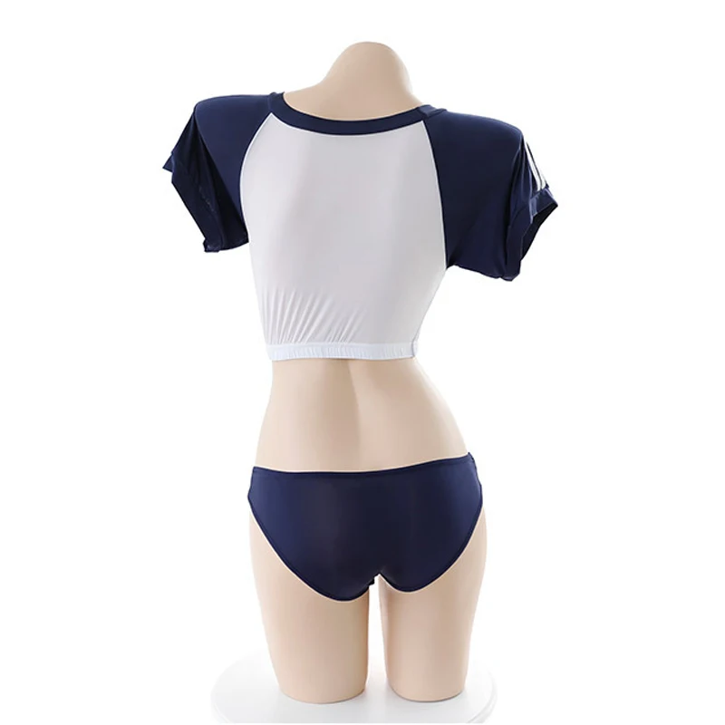Сексуальное нижнее белье милая Студенческая форма спортивная одежда для