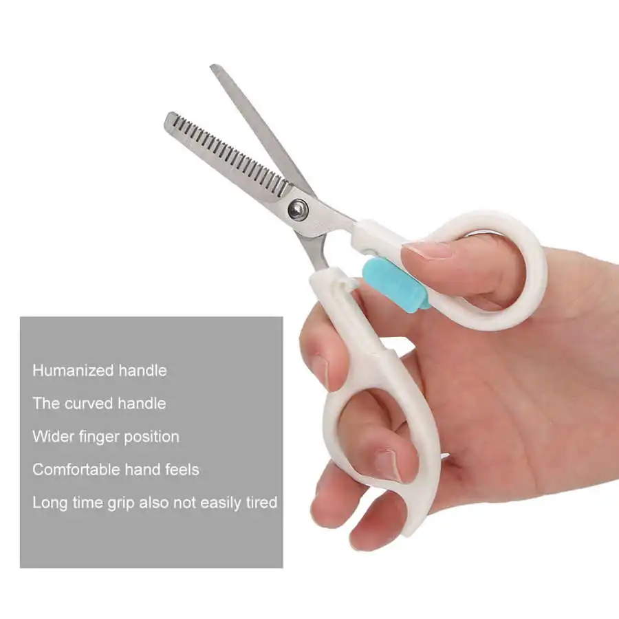 

Thinning Hair Shears Hairdressing Scissors Safe Stainless Steel Hair Cutting Scissors