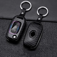 car key case cover key bag for renault koleos 2017 2018 2019 2020 2021 samsung qm6 shell protection accessories auto parts