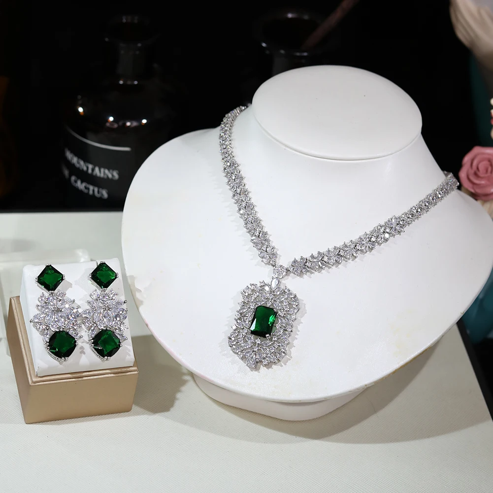 Модное свадебное квадратное ожерелье с кулоном asnor аксессуары для свадебного