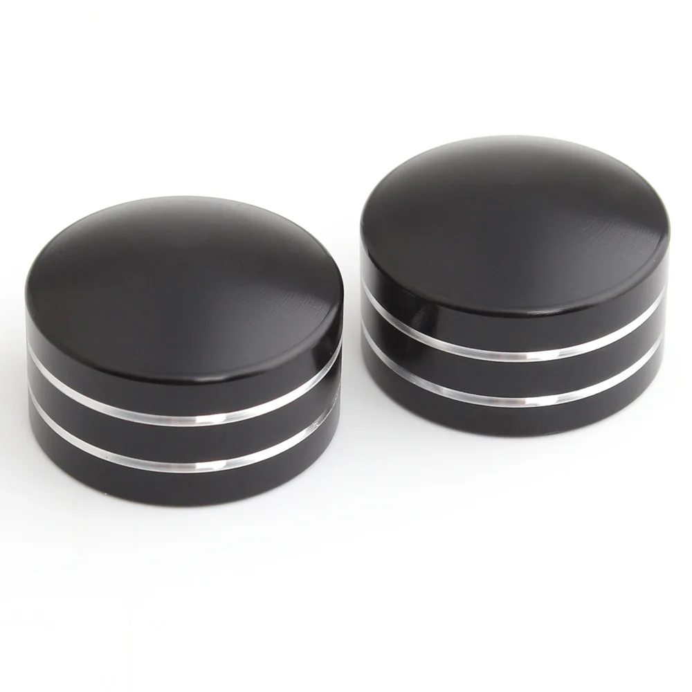 

Motorcycle 2pcs black Aluminum Spark Plug Head Bolt Cap Cover Head Bolt Cover For Harley Touring Twin Cam Sportster XL 883 1200