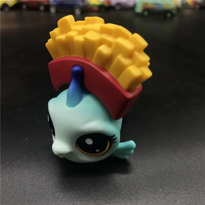 LPS фигурка игрушки фигурка животного игрушка котенок пони пуп мультфильм фильм Животное действие мини игрушка Коллекция Редкие Гламурные детские игрушки подарок - Цвет: Светло-желтый
