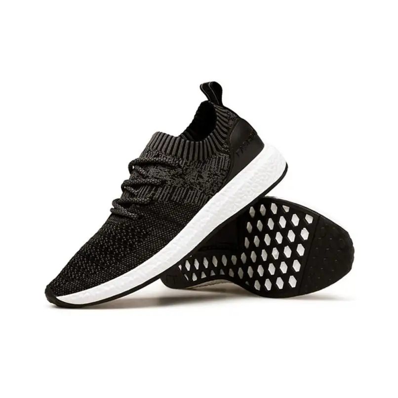 

Men Shoes Men Casual Shoes Summer Breathable Lace up Flats Fashion Light Male Footwear Big Size 35-44 #A30