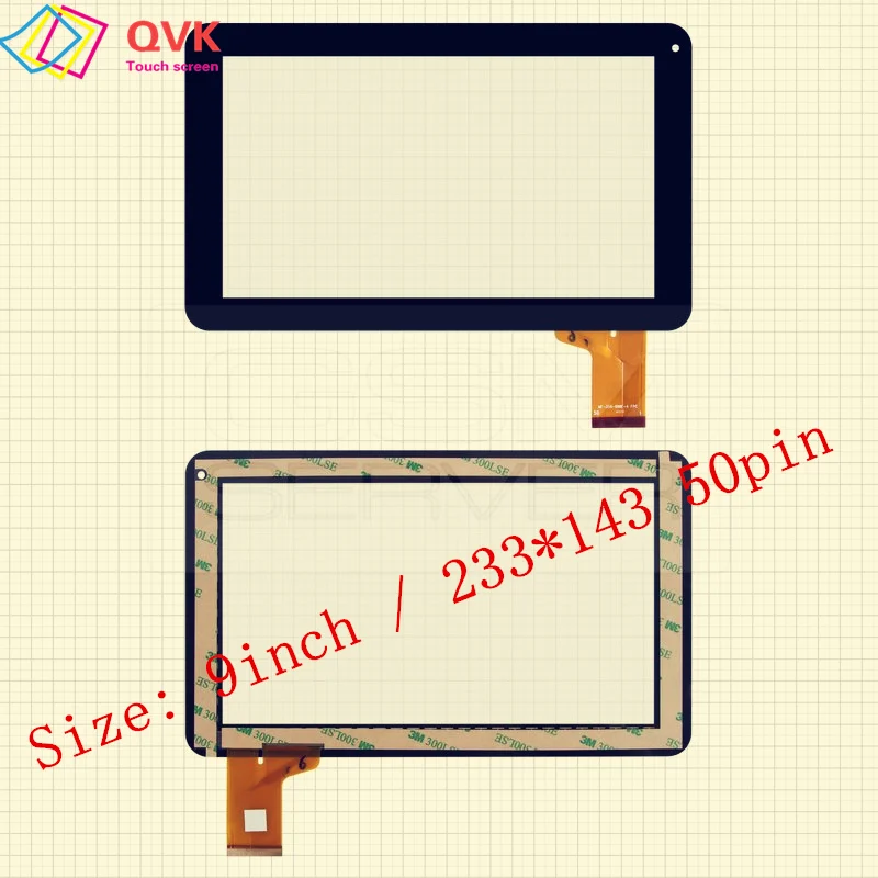 Черный 9 дюймов forStorex eZee Tab 904/I Joy Stone T емкостный сенсорный экран панель Ремонт