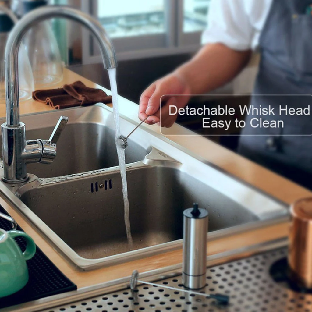 Электрический молочный вспениватель кухонный пенообразователь для ручного кофе