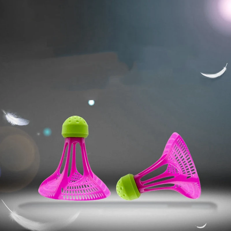 Windproof Badminton Outdoor Plastic Ball Nylon Shuttlecock Stable Resistance Sport Training Balls | Спорт и развлечения