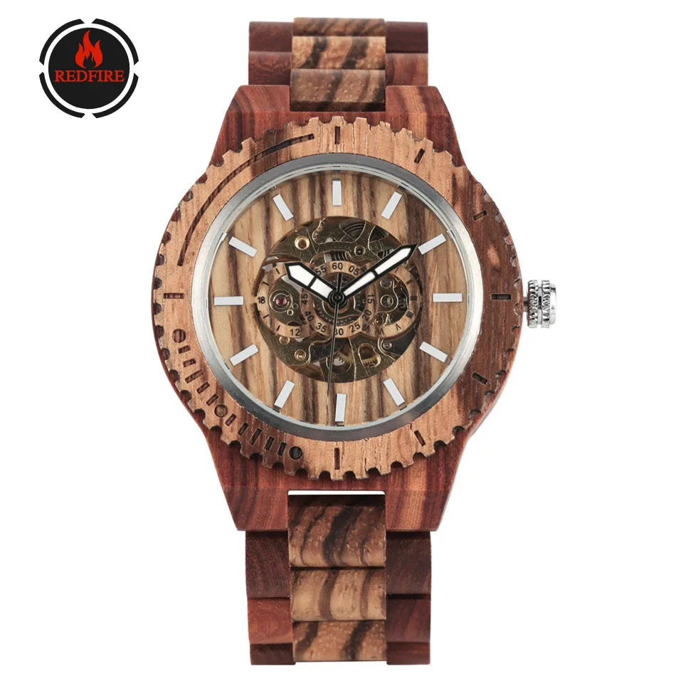 Часы REDFIRE Мужские механические с автоподзаводом винтажные модные наручные