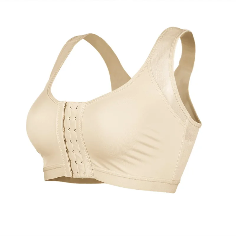 

Jodimitty Plus Size S-5XL Shapers Bra Solid Cross Buckle Bra Brassiere Wireless Push Up Bra For Women Lingerie Sport Underwear